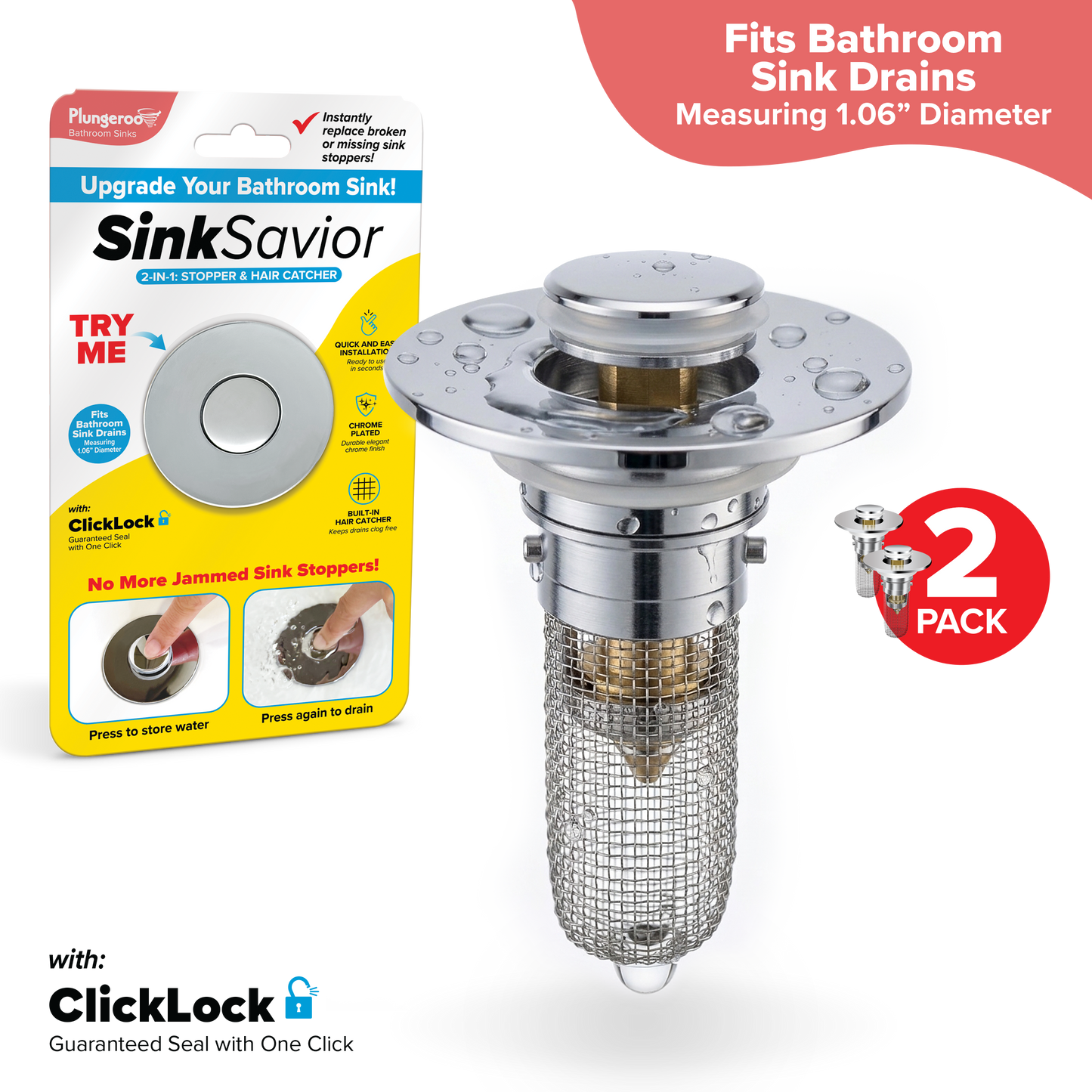 Sink Savior™ – Universal Drain Protector & Food Catcher | Prevent Clogs, Easy Clean Kitchen Sink Strainer