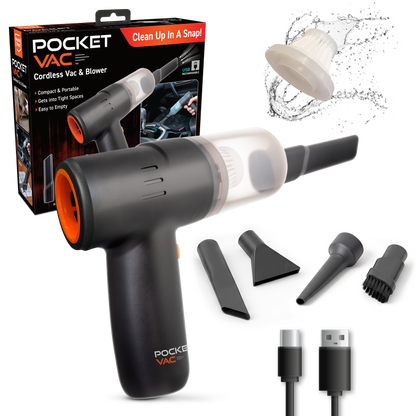 Pocket Vac Cordless Handheld Vacuum by Pocket Shop™
