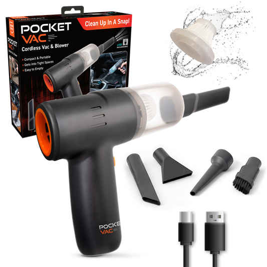 Pocket Vac Cordless Handheld Vacuum by Pocket Shop™
