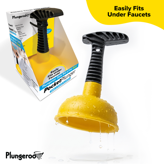 Pocket Plunger™ – Plungeroo Mini Portable Sink & Toilet Clog Remover
