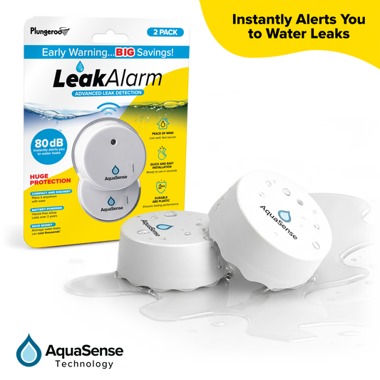 Leak Alarm™ Water Sensor – Smart Flood Detector for Home, Basement, Bathroom & Kitchen Safety