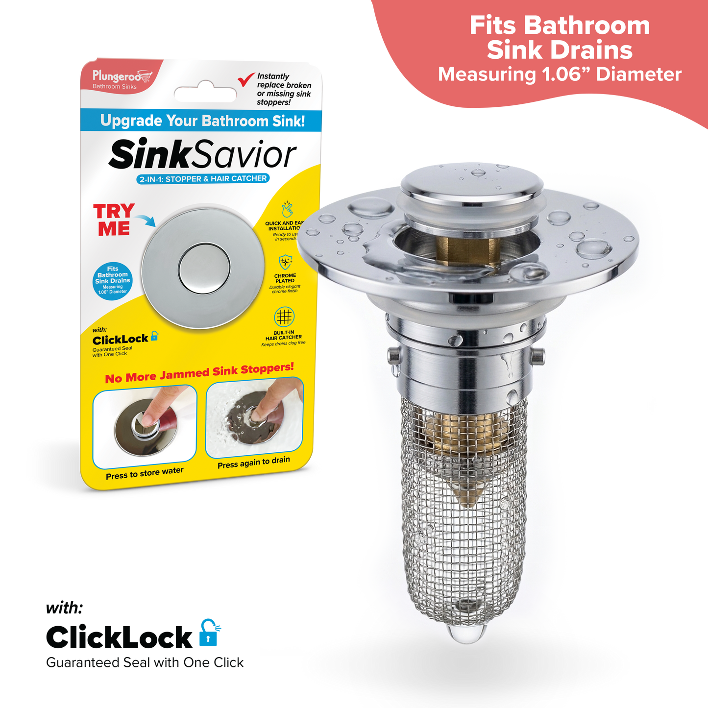 Sink Savior™ – Universal Drain Protector & Food Catcher | Prevent Clogs, Easy Clean Kitchen Sink Strainer