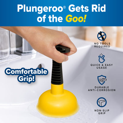 Pocket Plunger™ – Plungeroo Mini Portable Sink & Toilet Clog Remover