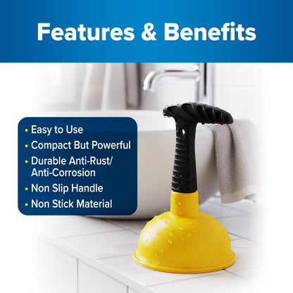 Pocket Plunger™ – Plungeroo Mini Portable Sink & Toilet Clog Remover