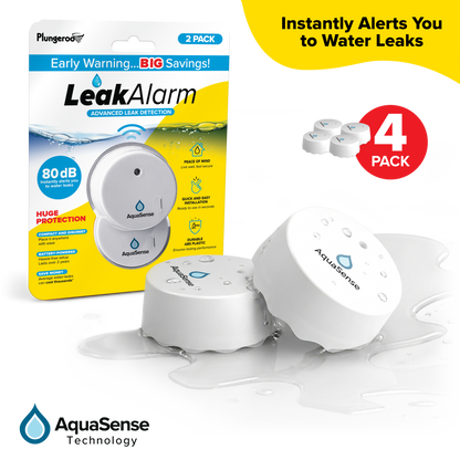 Leak Alarm™ Water Sensor – Smart Flood Detector for Home, Basement, Bathroom & Kitchen Safety