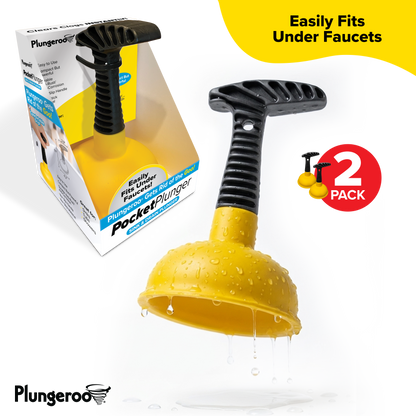 Pocket Plunger™ – Plungeroo Mini Portable Sink & Toilet Clog Remover